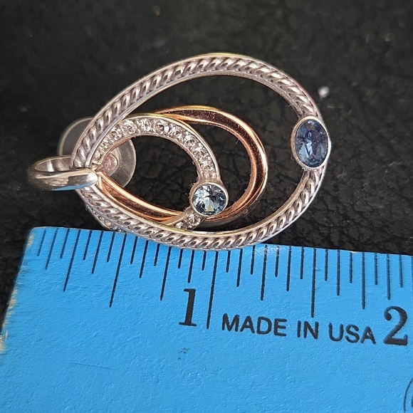 Brighton Retired Neptune Drop Post Earring - Picture 4 of 5
